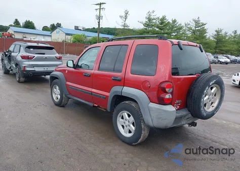 2006 Jeep Liberty Sport из США, поврежденный, VIN 1J4GL48K16W154557